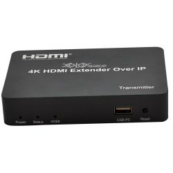 XOLORSpace HDMI Extender 150m IP po Skrętce Obsługa TCP/ IP USB 4K UHD