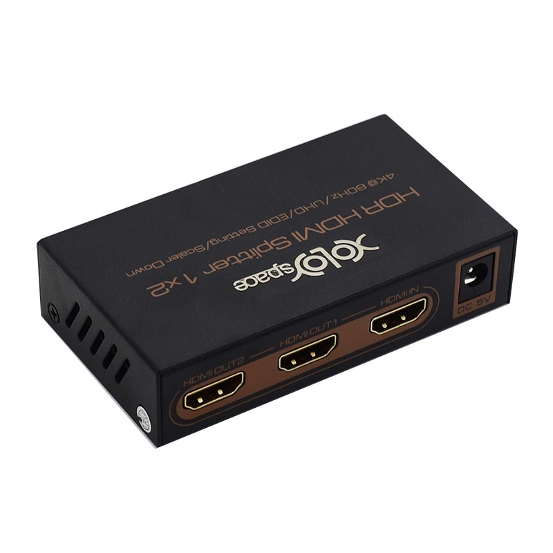 XOLORspace 61121 1x2 HDMI splitter 4K 60HZ 4：4：4から1080pへの